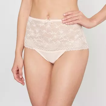 Трусы с высокой талией из кружева