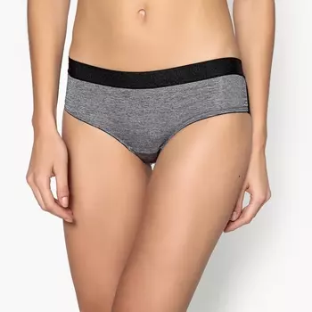 Трусы-шорты из микрофибры и кружева