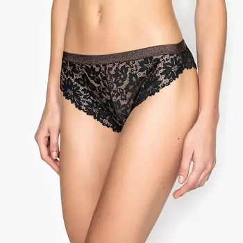 Трусы-слипы из кружева