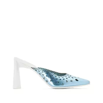 Туфли без задника кожаные