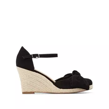 Туфли без задника на танкетке, 8 см