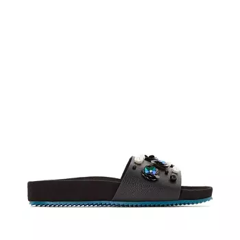 Туфли без задника с украшениями