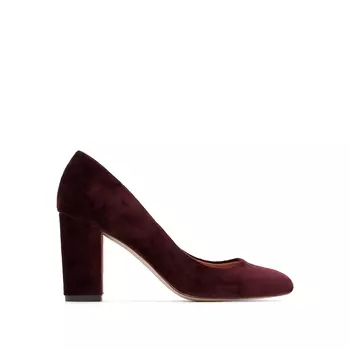 Туфли с велюровым эффектом