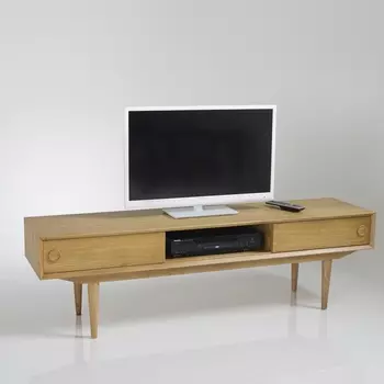 Тумба для TV винтажная, 2 дверки-3 ниши, Quilda