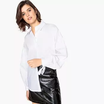 Туника свободная с манжетами на завязках