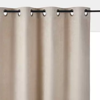 Занавеска из искусственной замши с люверсами KALA