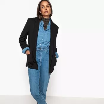 Жакет-блейзер из плотного трикотажа