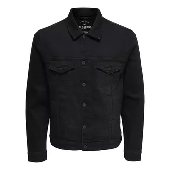 Жакет прямого покроя из джинсовой ткани