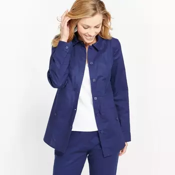 Жакет с преобладанием льна