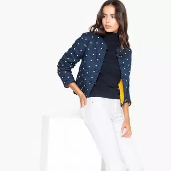 Жакет с вышивкой