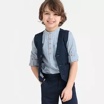 Жилет для торжества, 3-12 лет