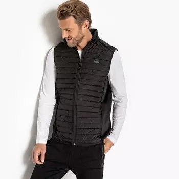 Жилет стеганый легкий с высоким воротником