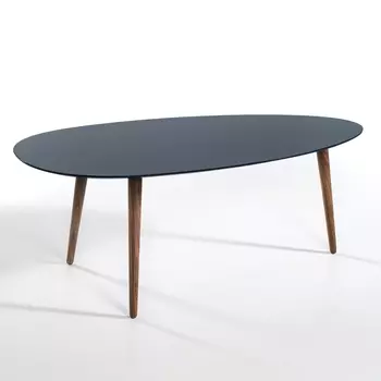 Журнальный столик из каучукового дерева с лакированным покрытием Дл120 см, Flashback