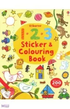123 Sticker and Colouring Book