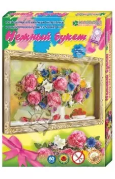 3D-аппликация. "Нежный букет (пионы)". Набор для творчества