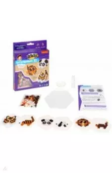 Аквамозаика 3D. 3 фигуры. Обезьянка, тигр, панда