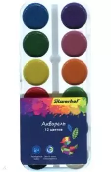 Акварель 12 цветов Цветландия