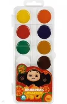 Акварель Чебурашка, 12 цветов