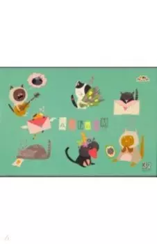 Альбом для рисования Прикольные кошки, А4, 32 листа