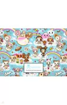 Альбом для рисования "Вселенная tokidoki. Пончики" (25 листов, А4, евроспираль)