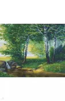 Алмазная мозаика Березовая роща