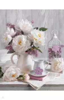 Алмазная мозаика Букет из пионов