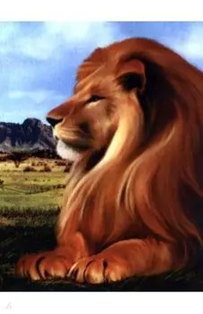 Алмазная мозаика Царь зверей