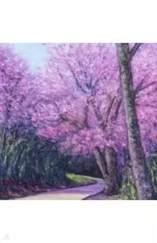 Алмазная мозаика Цветение сакуры, с подрамником