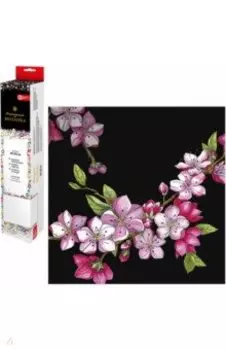 Алмазная мозаика Цветущее дерево, 30х30, без подрамника