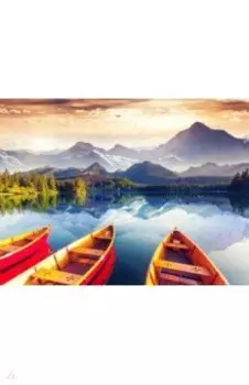 Алмазная мозаика Горный причал, без подрамника