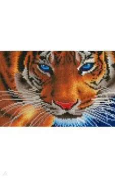 Алмазная мозаика Хищный взгляд тигра