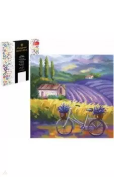 Алмазная мозаика Лавандовый Прованс, 30х30, с подрамником