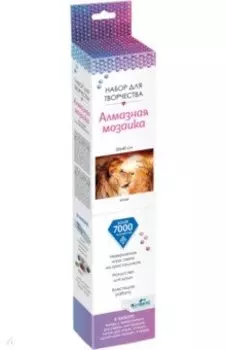Алмазная мозаика Лев