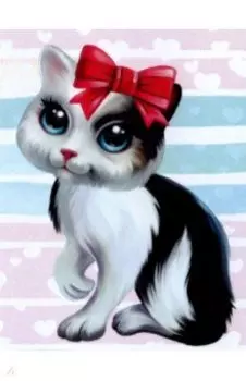 Алмазная мозаика Мисс очарование