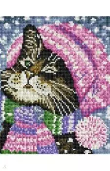 Алмазная мозаика на холсте. Моя новая шляпа, 24 цвета