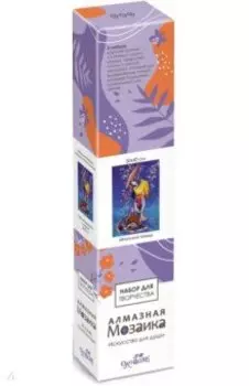 Алмазная мозаика на канве Японский танец, полная выкладка