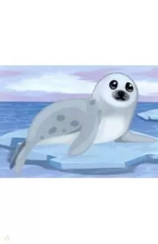 Алмазная мозаика. Нерпенок