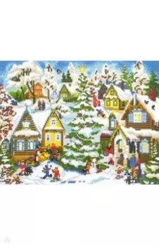 Алмазная мозаика Новогодняя суматоха