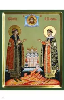 Алмазная мозаика Пётр и Феврония, с подрамником