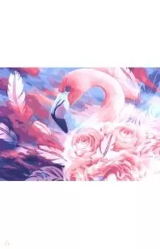 Алмазная мозаика Розовый фламинго