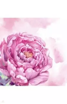 Алмазная мозаика Розовый пион