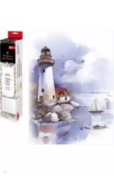 Алмазная мозаика Утренний маяк, 30х40, без подрамника