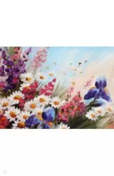 Алмазная мозаика В поле ромашек