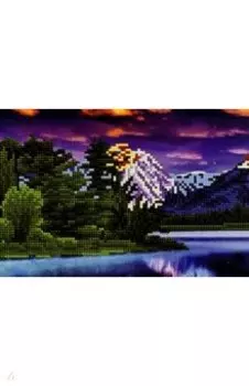 Алмазная мозаика Завораживающий пейзаж на закате
