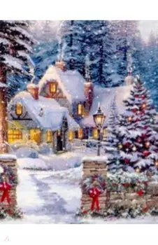 Алмазная вышивка «Домик в сказочном лесу»