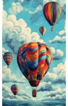 Алмазное панно на подвесе Воздушное путешествие