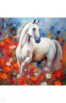 Алмазные узоры Белая грация