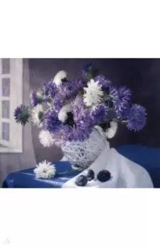 Алмазные узоры. Букет хризантем