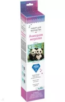 Алмазные узоры. Милые панды