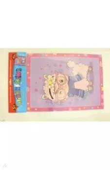 Аппликация из необычных материалов. Овечка